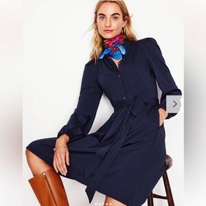 Boden Willow Frill Short Shirt Dress